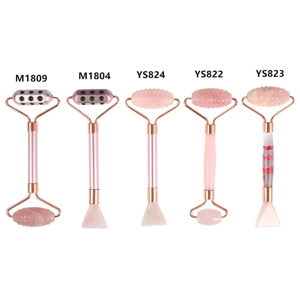 Germanium facial beauty stick with dual roller and mask brush