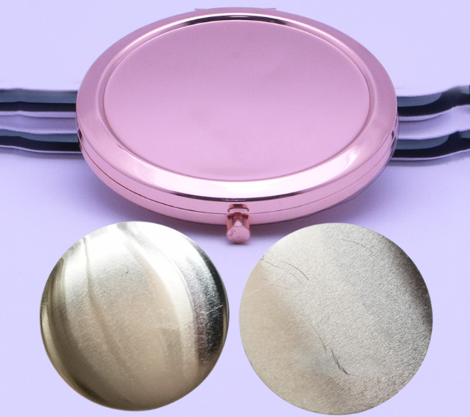 Mini Pocket Cosmetic Compact Mirror Foldable Double Sides Pocket Mirror Girl Beauty Tools eprolo
