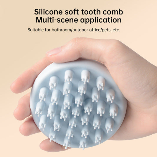Baby Silicone Shampoo Scalp Massage Body Clean Scrub Feel Bath Brush eprolo