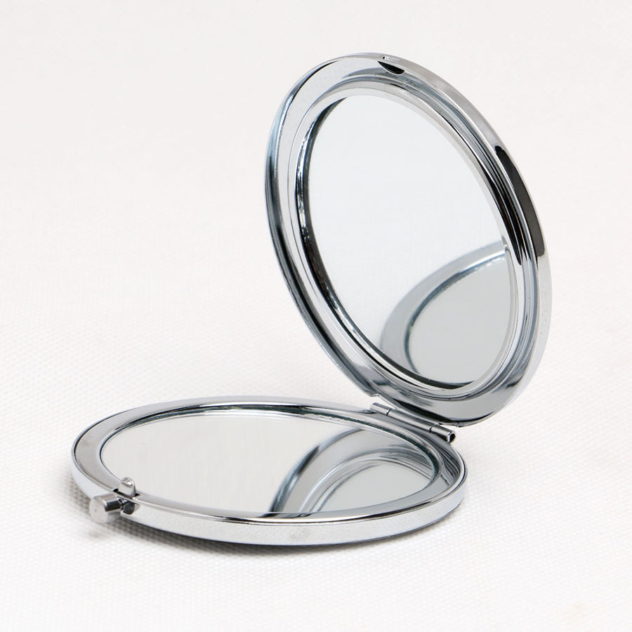 Mini Pocket Cosmetic Compact Mirror Foldable Double Sides Pocket Mirror Girl Beauty Tools eprolo