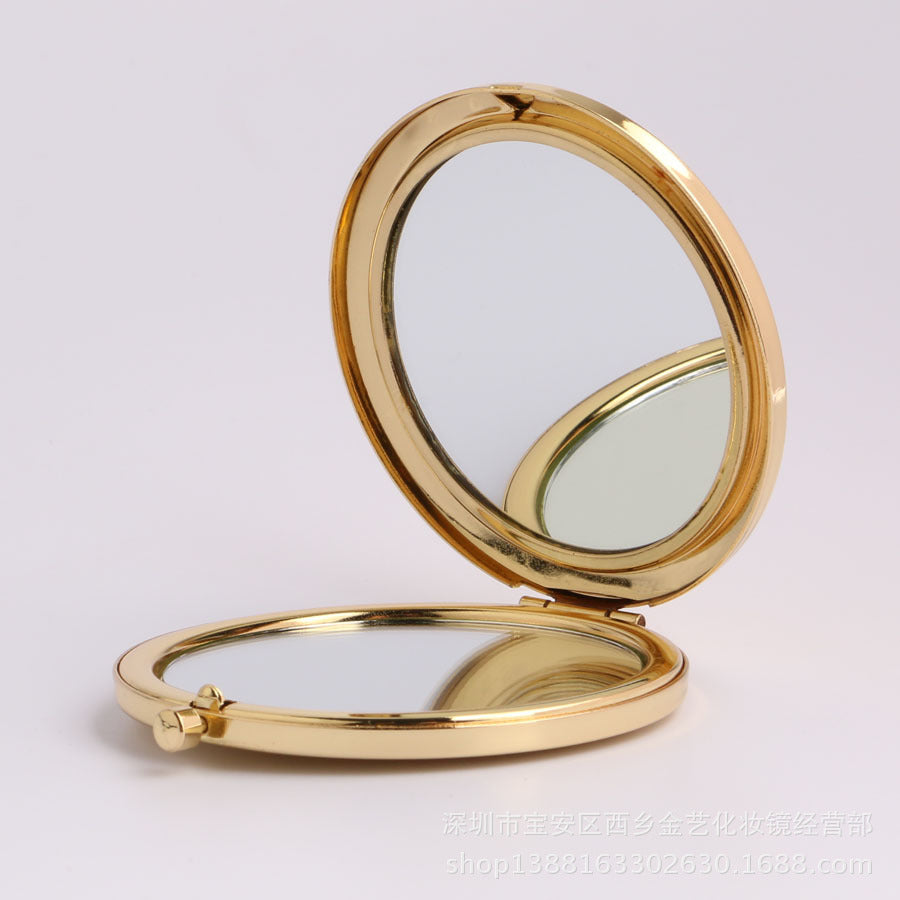 Mini Pocket Cosmetic Compact Mirror Foldable Double Sides Pocket Mirror Girl Beauty Tools eprolo