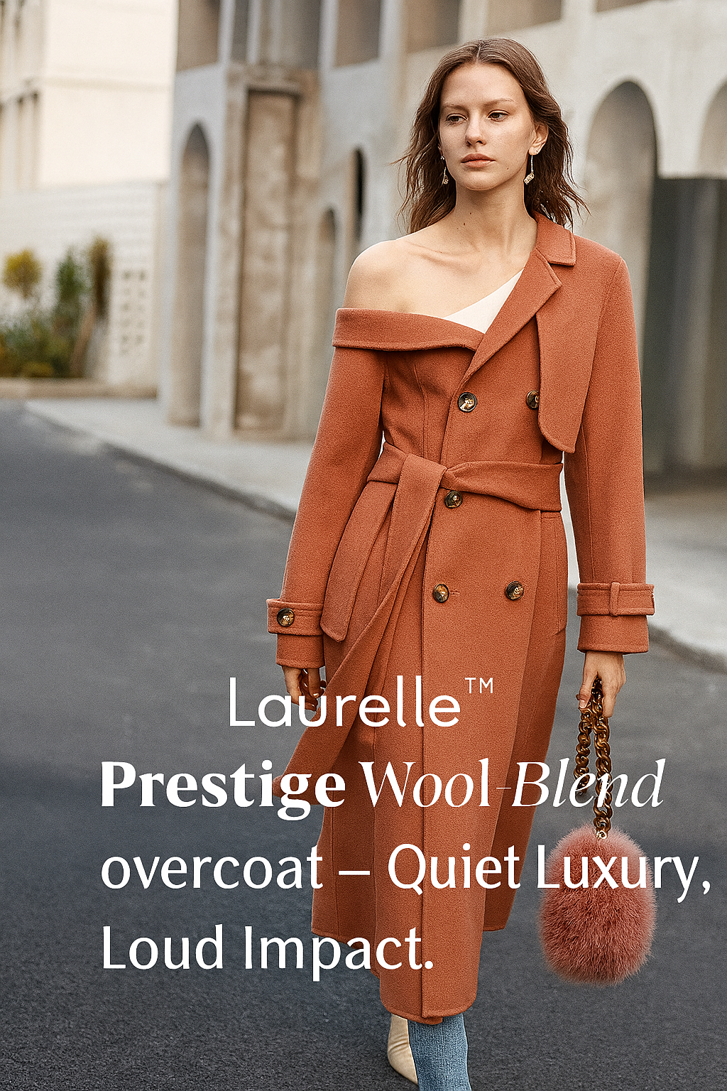 Laurelle™ Prestige Wool-Blend Overcoat – Statement Luxury for the Modern Woman eprolo
