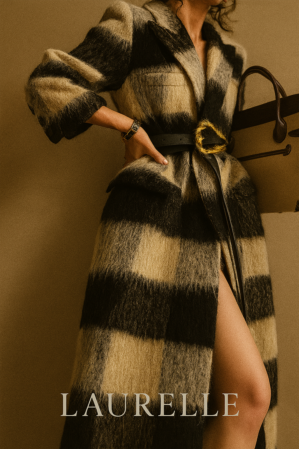 Midnight Heiress Wool Coat — by Laurelle eprolo
