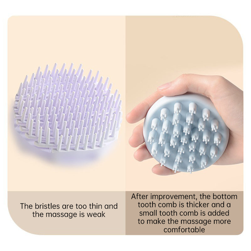 Baby Silicone Shampoo Scalp Massage Body Clean Scrub Feel Bath Brush eprolo